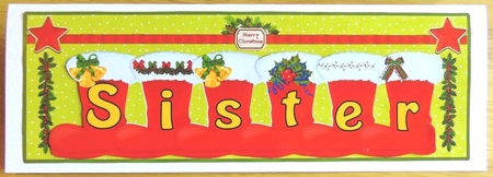 SANTA BOOTS - SISTER by Joyce Watson