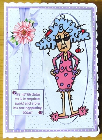 Stella and her birthday quick card by Joyce Watson