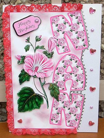 Pink Flower Nan by Joyce Watson