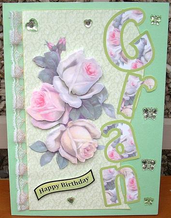 Gran Vintage Roses by Joyce Watson