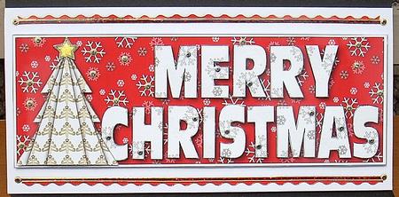 White Christmas Tree Large Dl by Joyce Watson