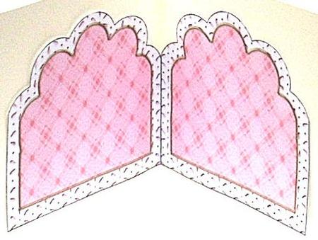 Baby Girl 2 Embroidery Anglaise Matching Card Insert by Joyce Watson