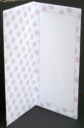 Christmas Snowflakes Insert for Dl (pink 3) by Joyce Watson