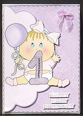 Lilac Girl First Birthday by Joyce Watson