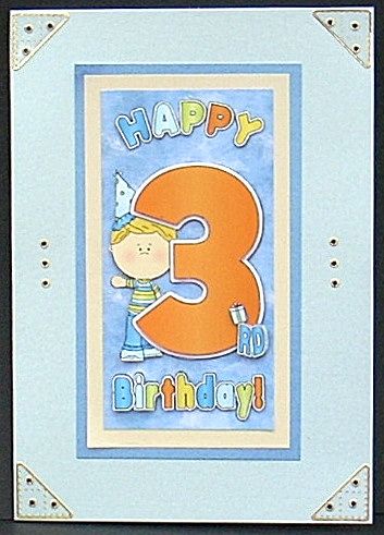 3rd Birthday Boy Step by Step by Joyce Watson