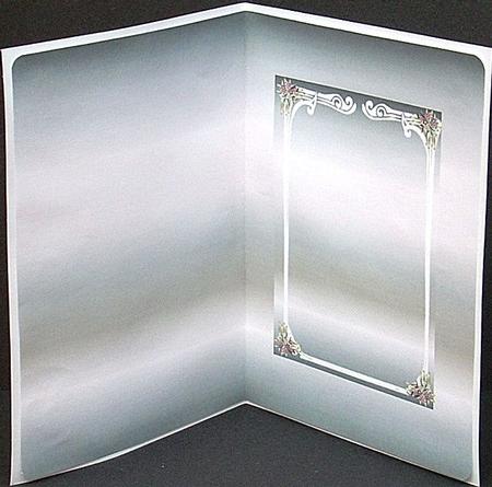 Silver Floral Insert by Joyce Watson
