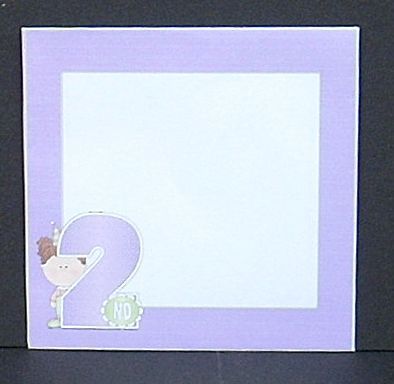 2nd Birthday (2) Matching Envey for Easel by Joyce Watson