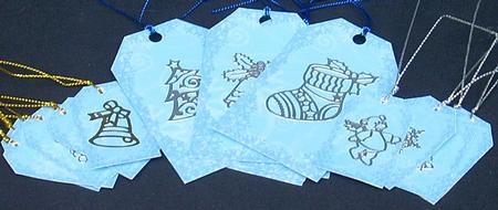 Snowflake Gift Tags by Joyce Watson