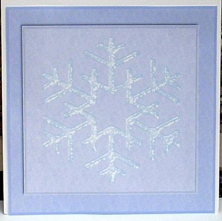 8x8" Ice Christmas Insert by Joyce Watson