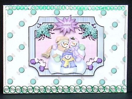 Candy Sweets in Mint Green Backing Paper by Joyce Watson