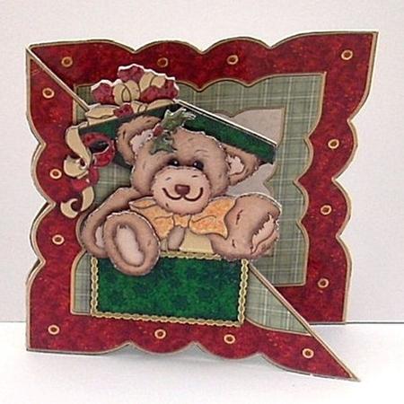 Bear in a Box Christmas Over the Edge by Joyce Watson