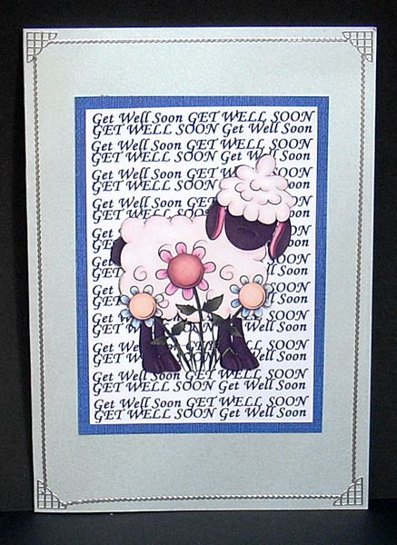 Get Well Sheep. by Joyce Watson