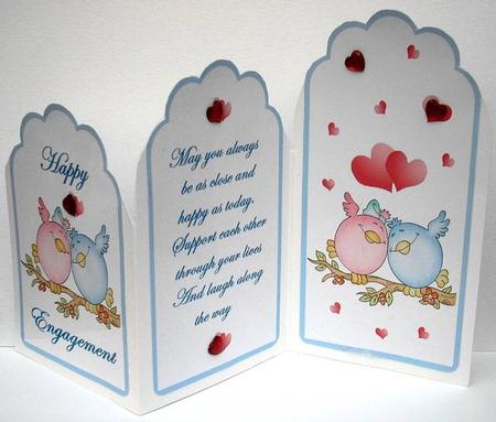 Engagement Trifold Cascade by Joyce Watson