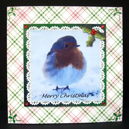Christmas Plaid in Red and Green by Joyce Watson