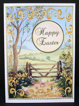 Spring Chicken Birthday or Easter Card by Joyce Watson
