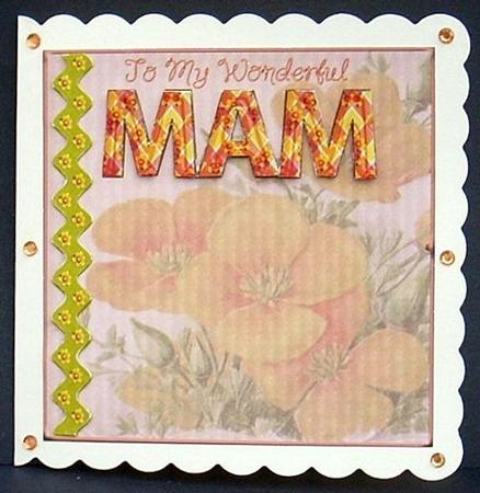 Mam Mother's Day Quick Card by Joyce Watson