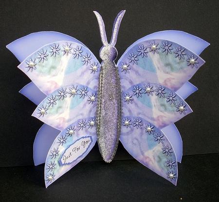 Artistic Butterfly Stand Up Card 1 by Joyce Watson