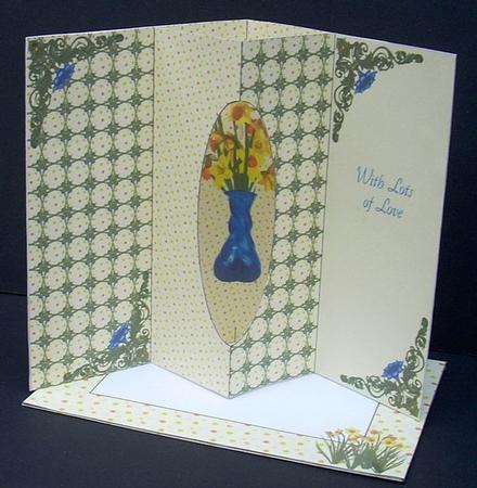 Internal Window Card - Daffodils by Joyce Watson