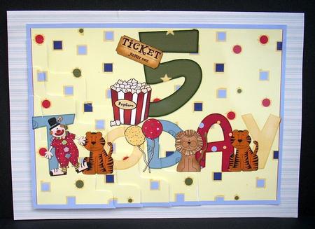5 Today Circus Letters by Joyce Watson