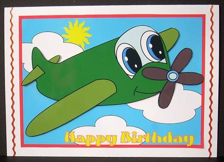 Green Aeroplane by Joyce Watson