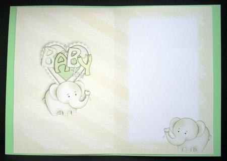 Baby Nellie in Green Blank Insert by Joyce Watson