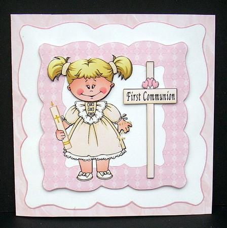 Girl Communion Topper by Joyce Watson