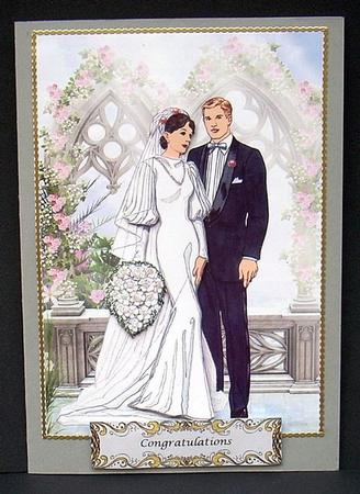 Congratulations Labels with Swirly Border by Joyce Watson