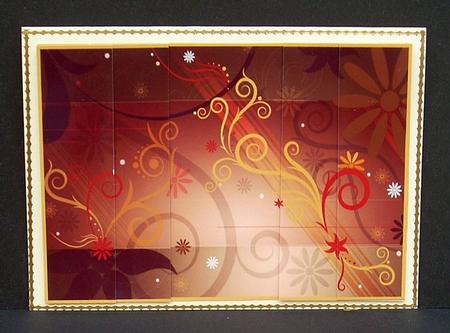 Abstract Art Side Stacker by Joyce Watson