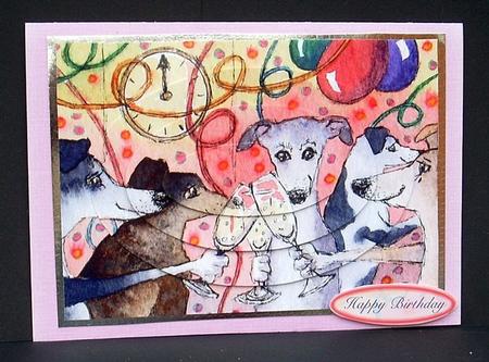 The Original Party Animals Oval Pyramid by Joyce Watson