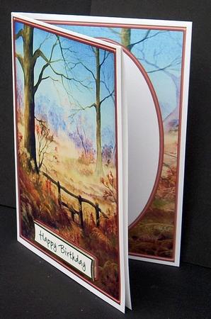 Autumn in the Woods - Print & Fold by Joyce Watson