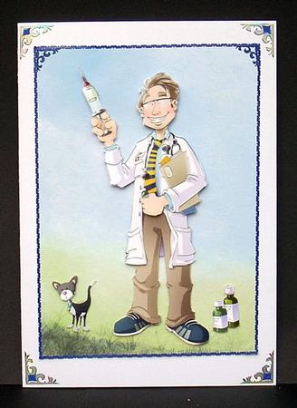 Vet Dude Decoupage Sheet by Joyce Watson