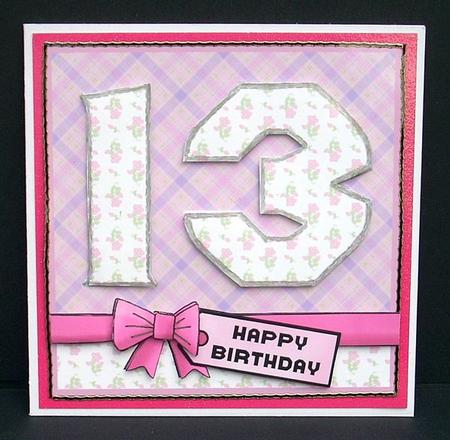 Floral 13 Pink for Teenager by Joyce Watson