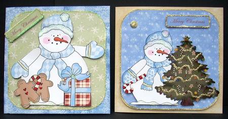 Frosty Snowmen by Joyce Watson