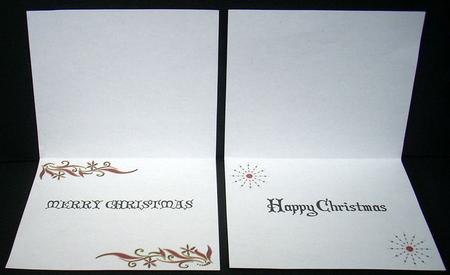 Christmas Inserts for My Over the Edge Cards by Joyce Watson