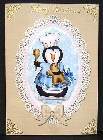 A5 Pearls and Lace Card Front or Insert by Joyce Watson