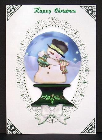 A5 Pearls and Lace Card Front or Insert by Joyce Watson