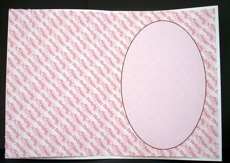 Pink Happy Birthday Insert by Joyce Watson