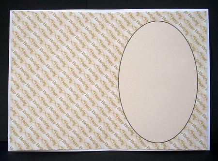 Gold Happy Birthday Insert by Joyce Watson