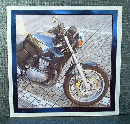 Honda Motorbike Topper by Joyce Watson