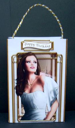 Art Deco Lady Pearl White Mini Bags by Joyce Watson
