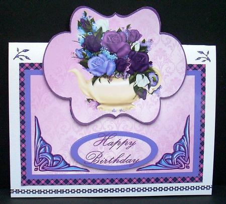 Teapot Os Roses - Over the Edge by Joyce Watson