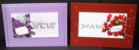 Just a Note,wishing You Well Toppers by Joyce Watson
