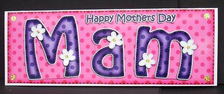 Large Dl Mothers Day Mam Quick Card N 3D Decoupage by Joyce Watson