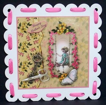 Memories Birthday or Mother's Day Card Front by Joyce Watson