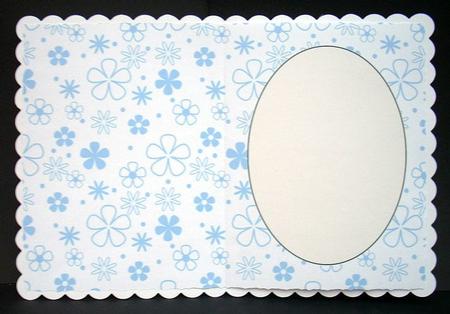 Blue Ditsy Floral Insert 3 by Joyce Watson