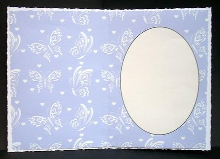 Purple Butterfly Insert by Joyce Watson