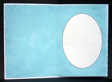 Teal Antique Rose Insert by Joyce Watson
