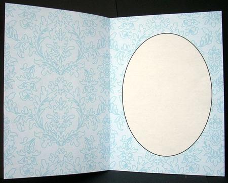 Light Blue Floral Insert by Joyce Watson