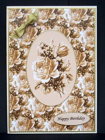 Vintage Roses Gold by Joyce Watson