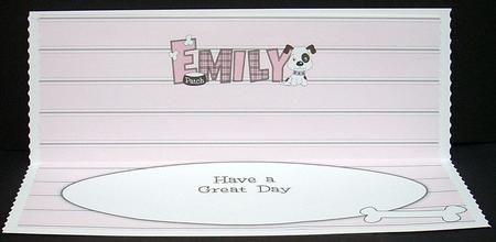 Patch the Dog Emily Large Dl Insert by Joyce Watson